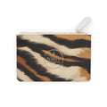 Mini Clutch Bag — Luxe Tiger Print Wristlet Wallet