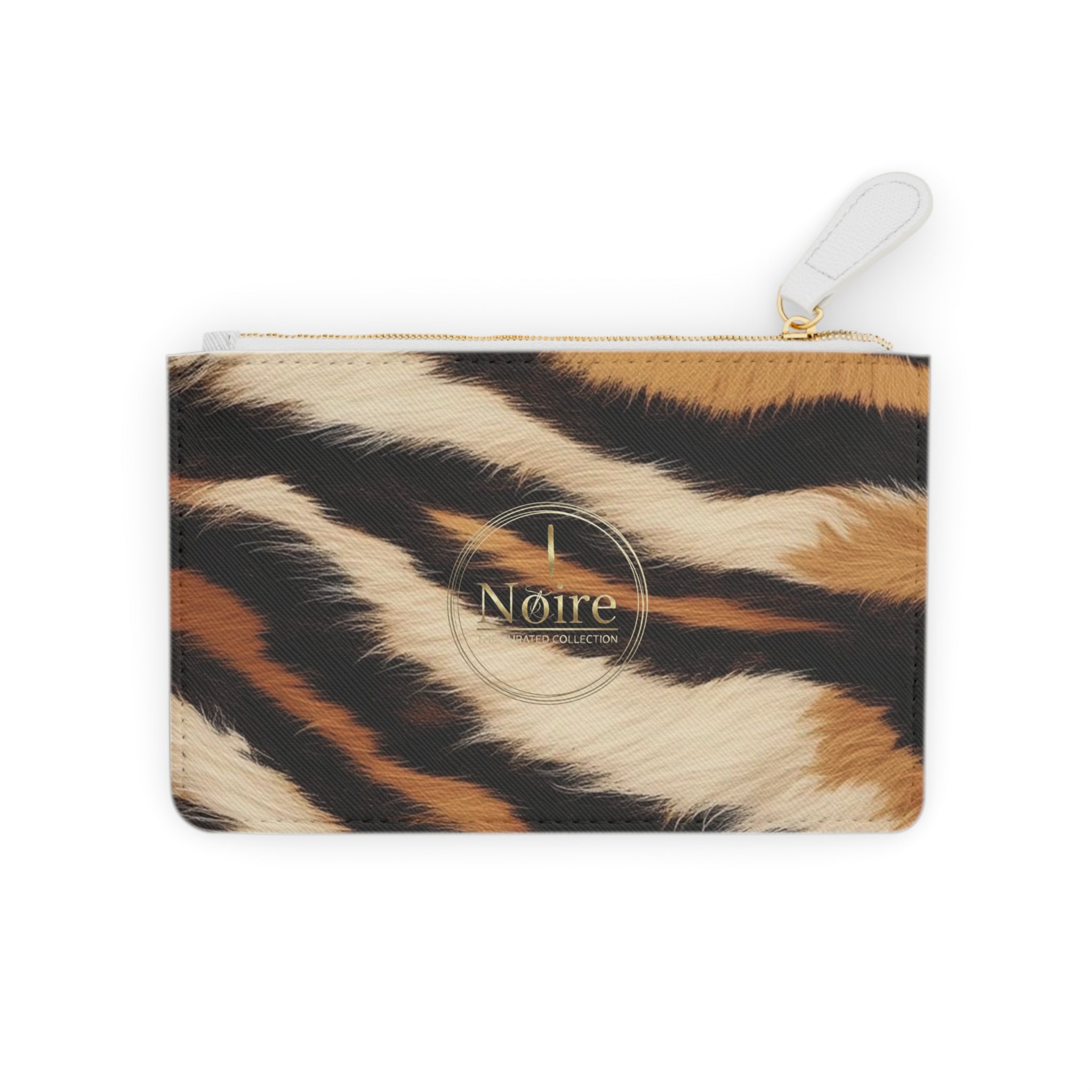 Mini Clutch Bag — Luxe Tiger Print Wristlet Wallet
