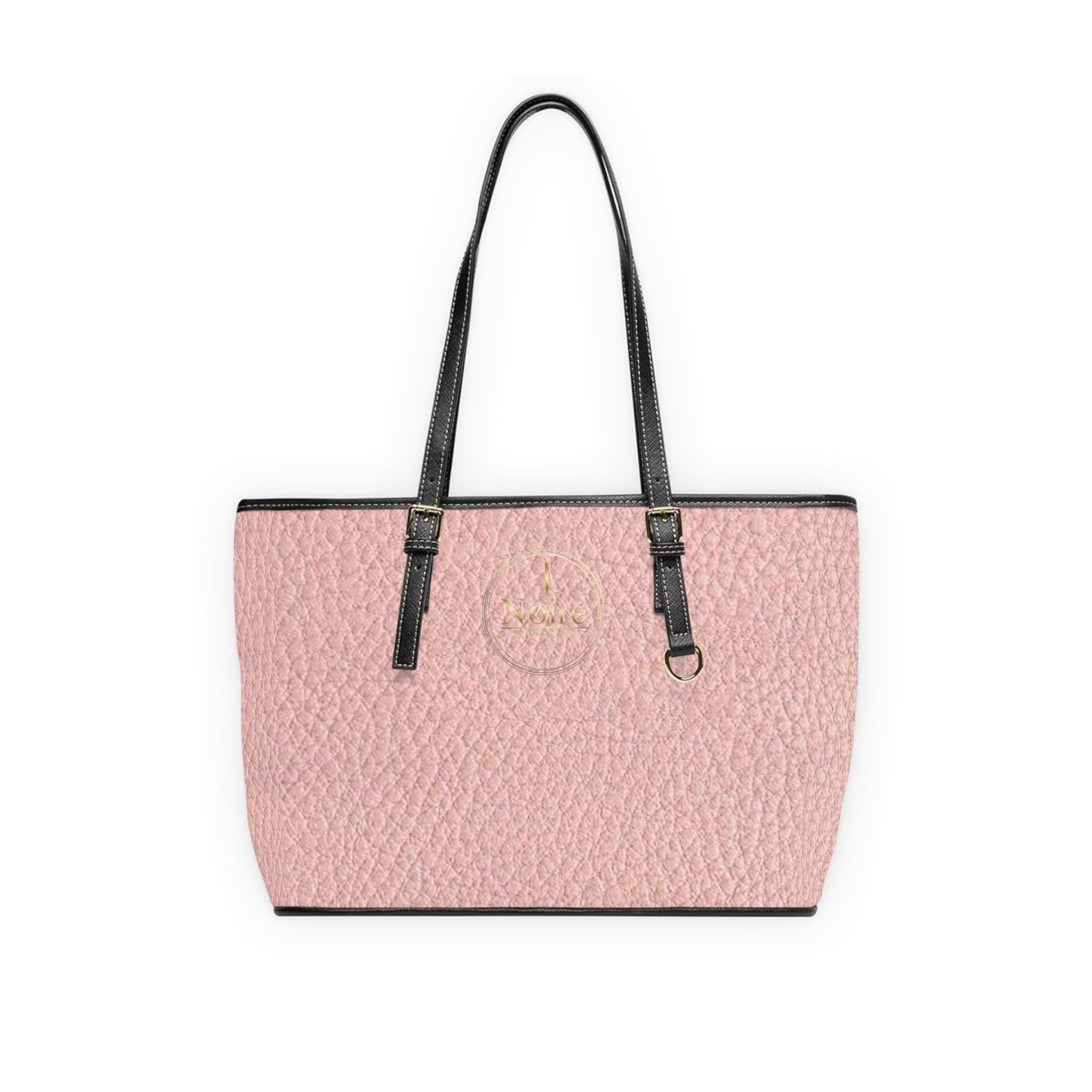Blush Pebble PU Leather Shoulder Bag — Chic Everyday Tote