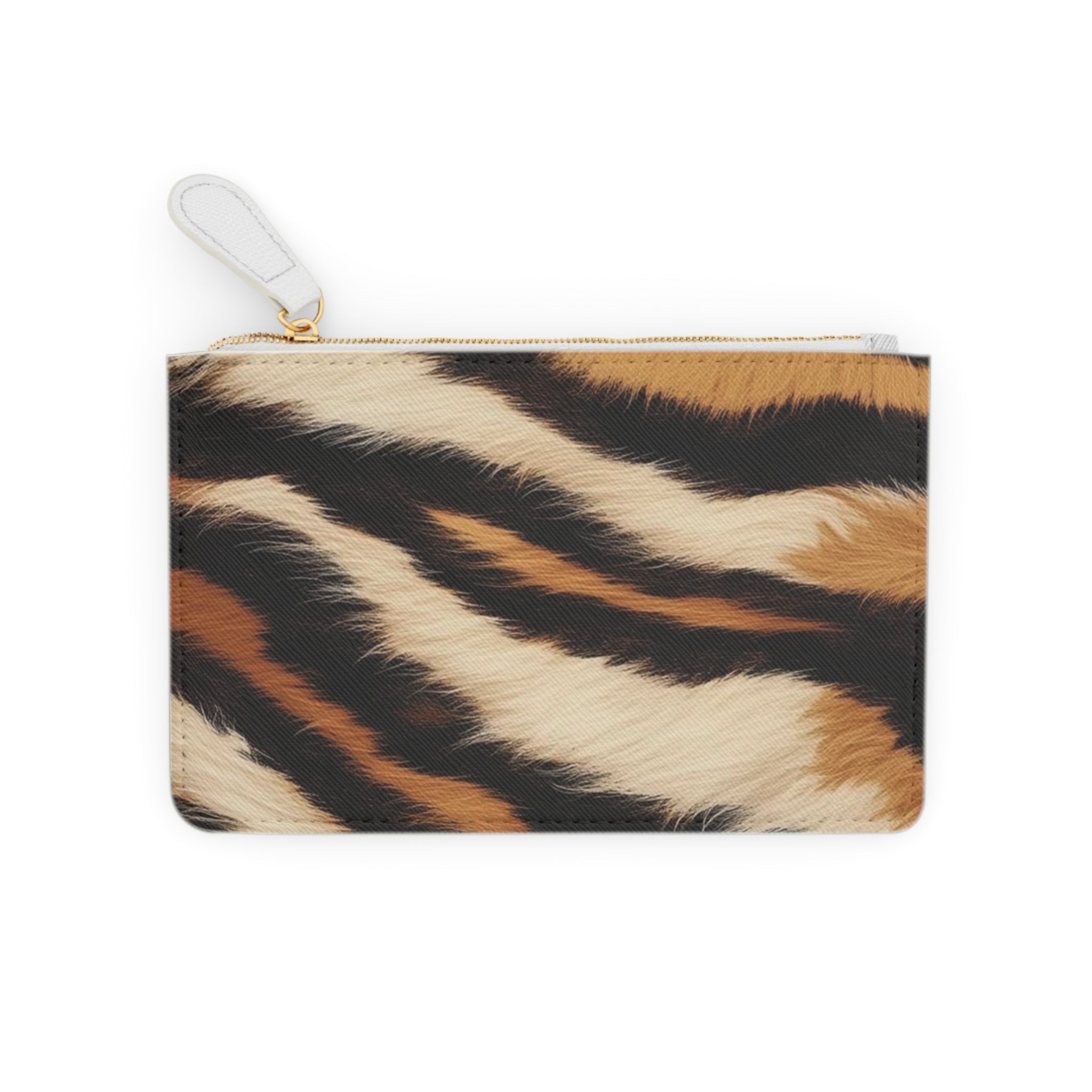 Mini Clutch Bag — Luxe Tiger Print Wristlet Wallet
