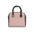 Pink Pebbled Shoulder Handbag — Compact Leather-Style Satchel for Everyday Chic