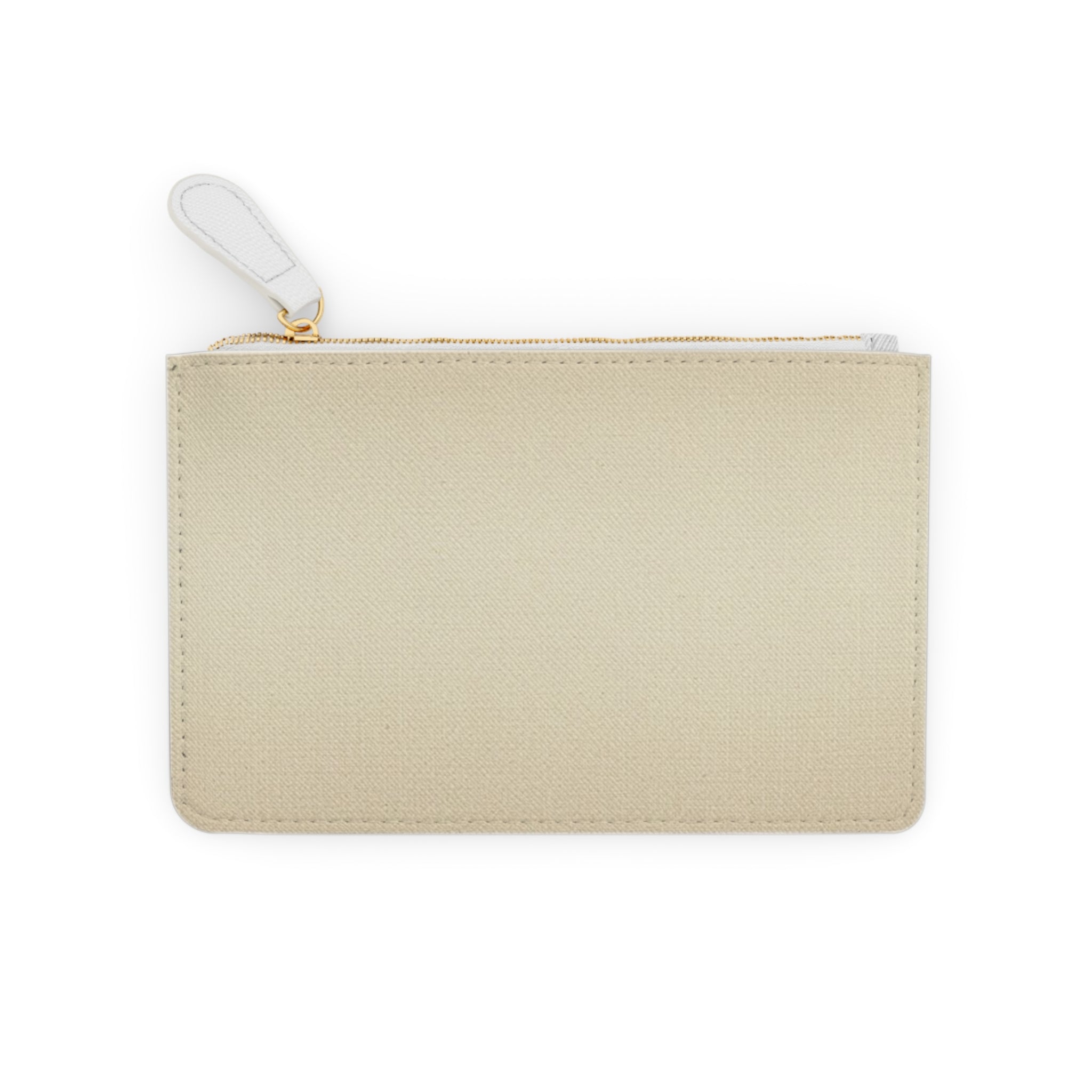 Gold Mini Clutch Bag-Zip Pouch for Cards & Essentials