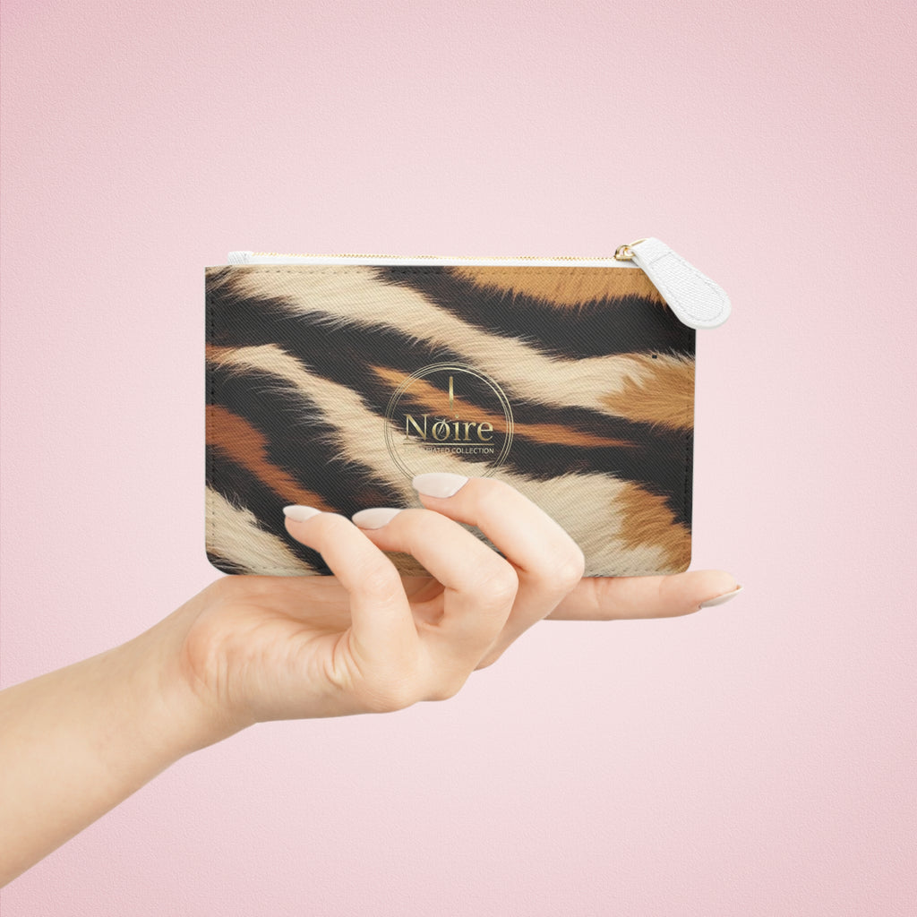 Mini Clutch Bag — Luxe Tiger Print Wristlet Wallet