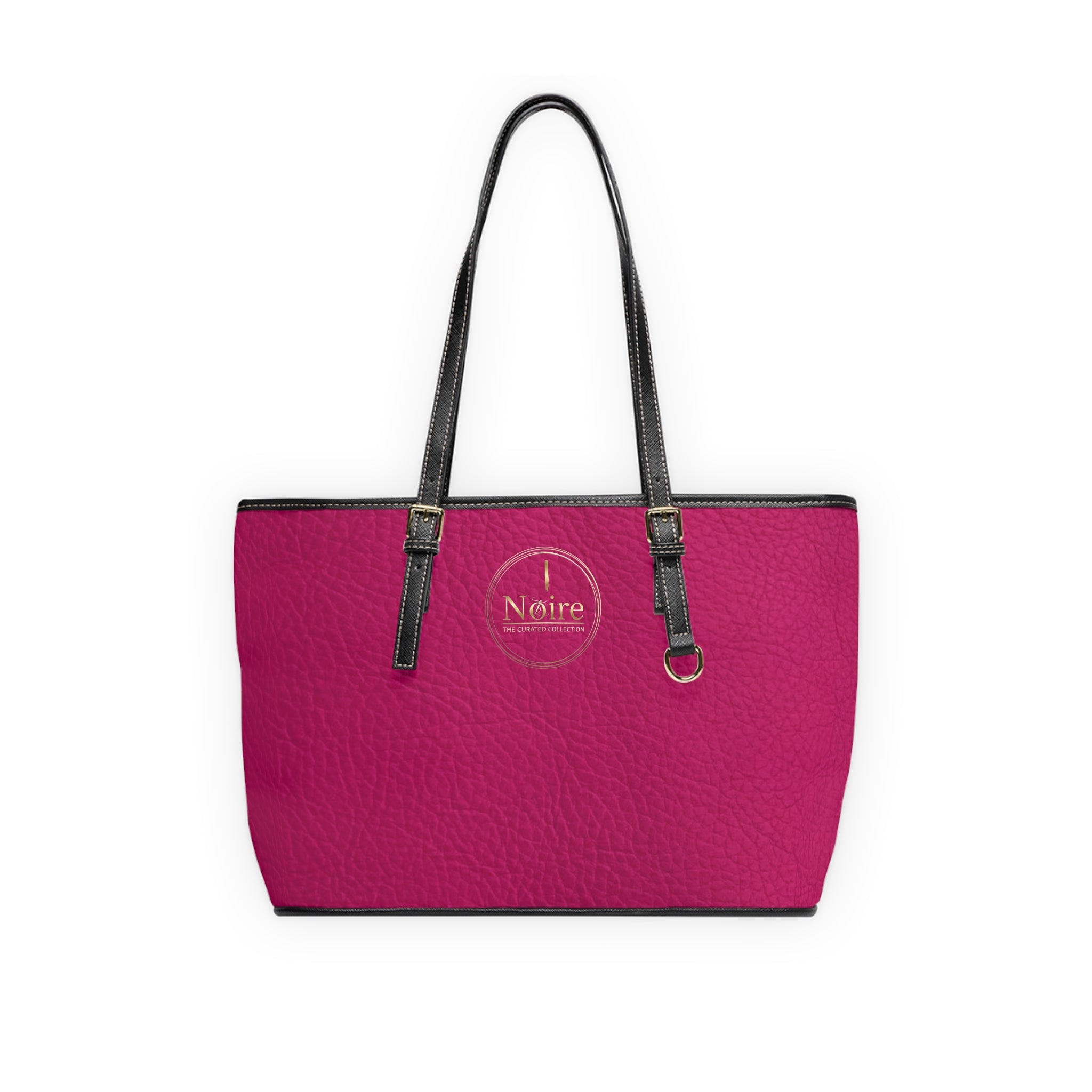 Pink PU Leather Shoulder Bag