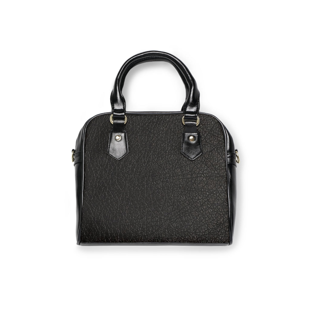 Noire Black Shoulder Handbag – Elegant Faux Leather Tote Bag