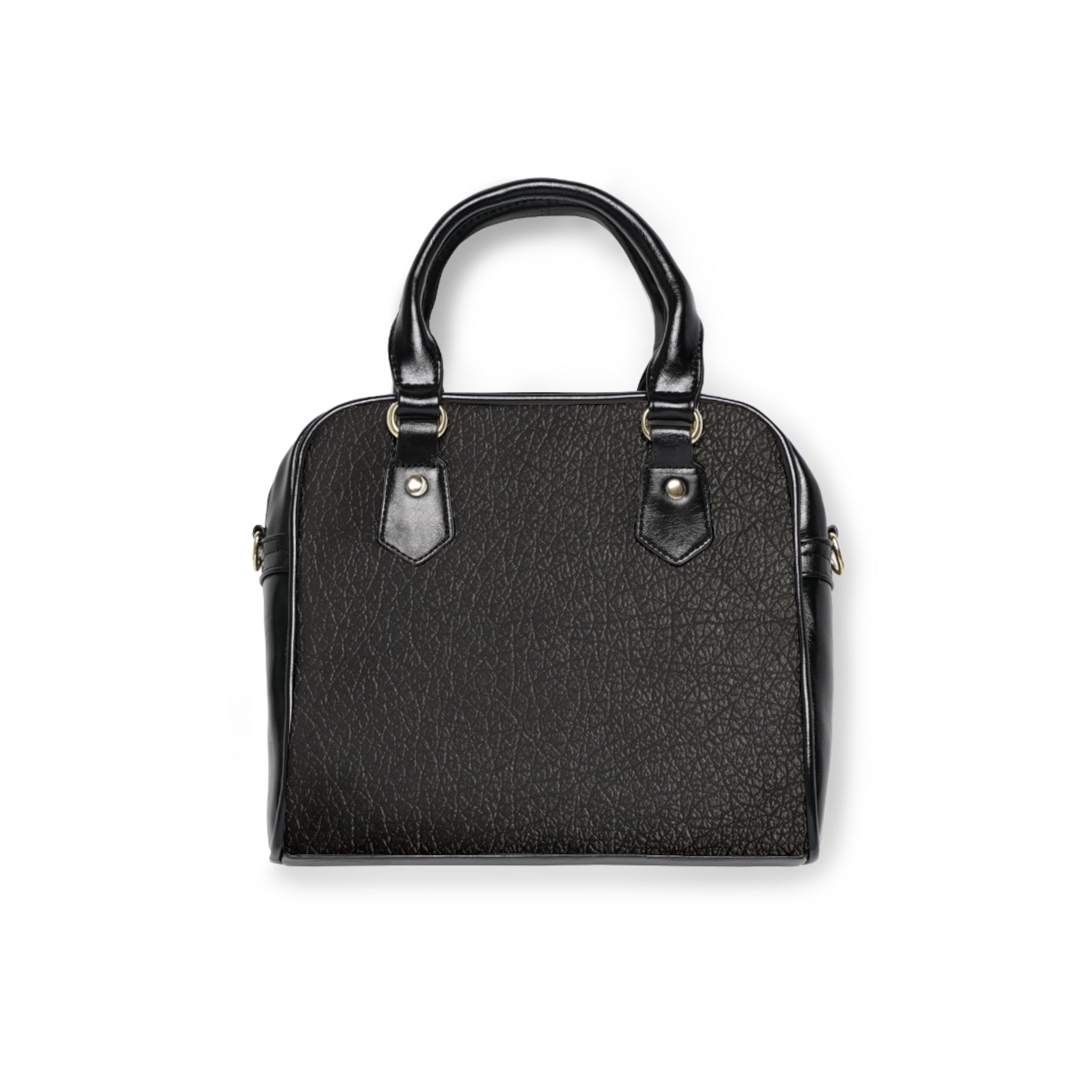 Noire Black Shoulder Handbag – Elegant Faux Leather Tote Bag