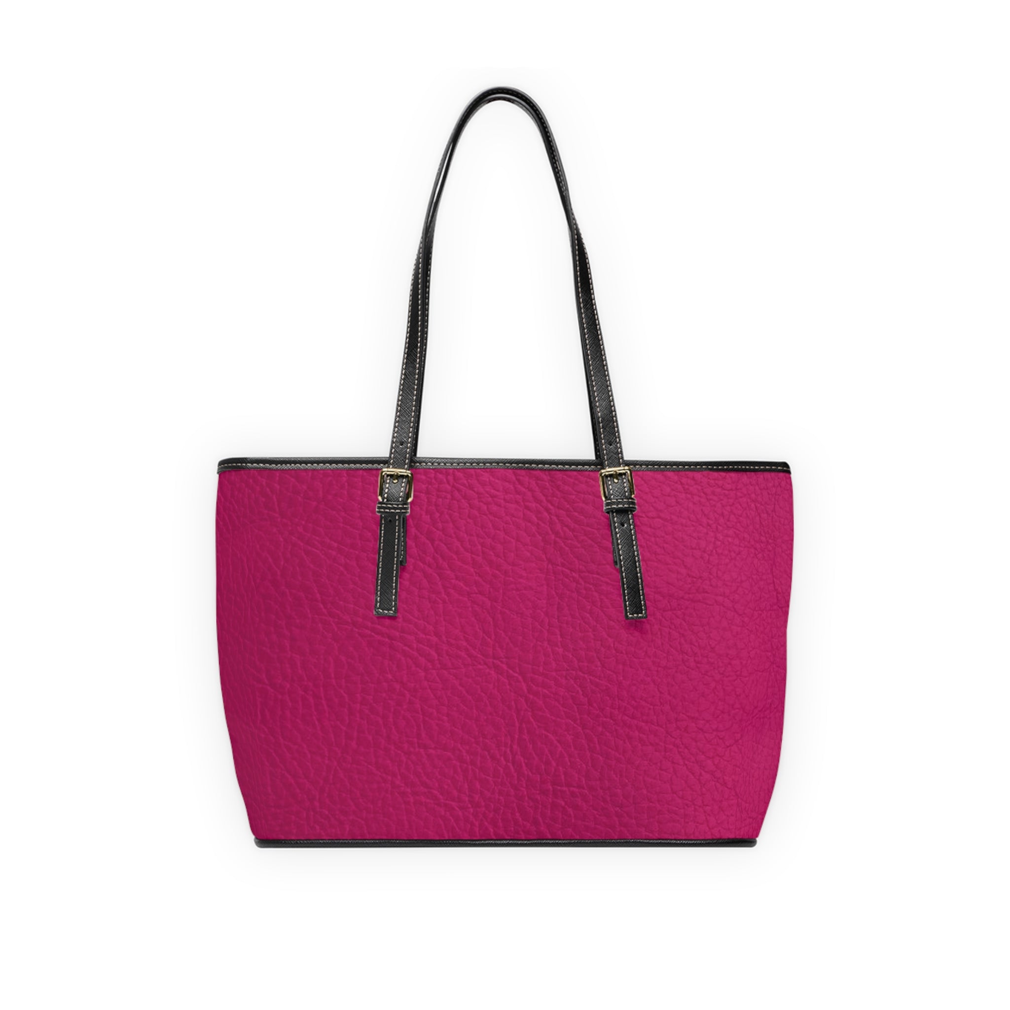 Pink PU Leather Shoulder Bag
